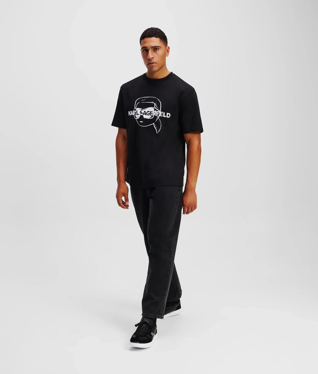 KARL IKON GRAPHIC T-SHIRT
