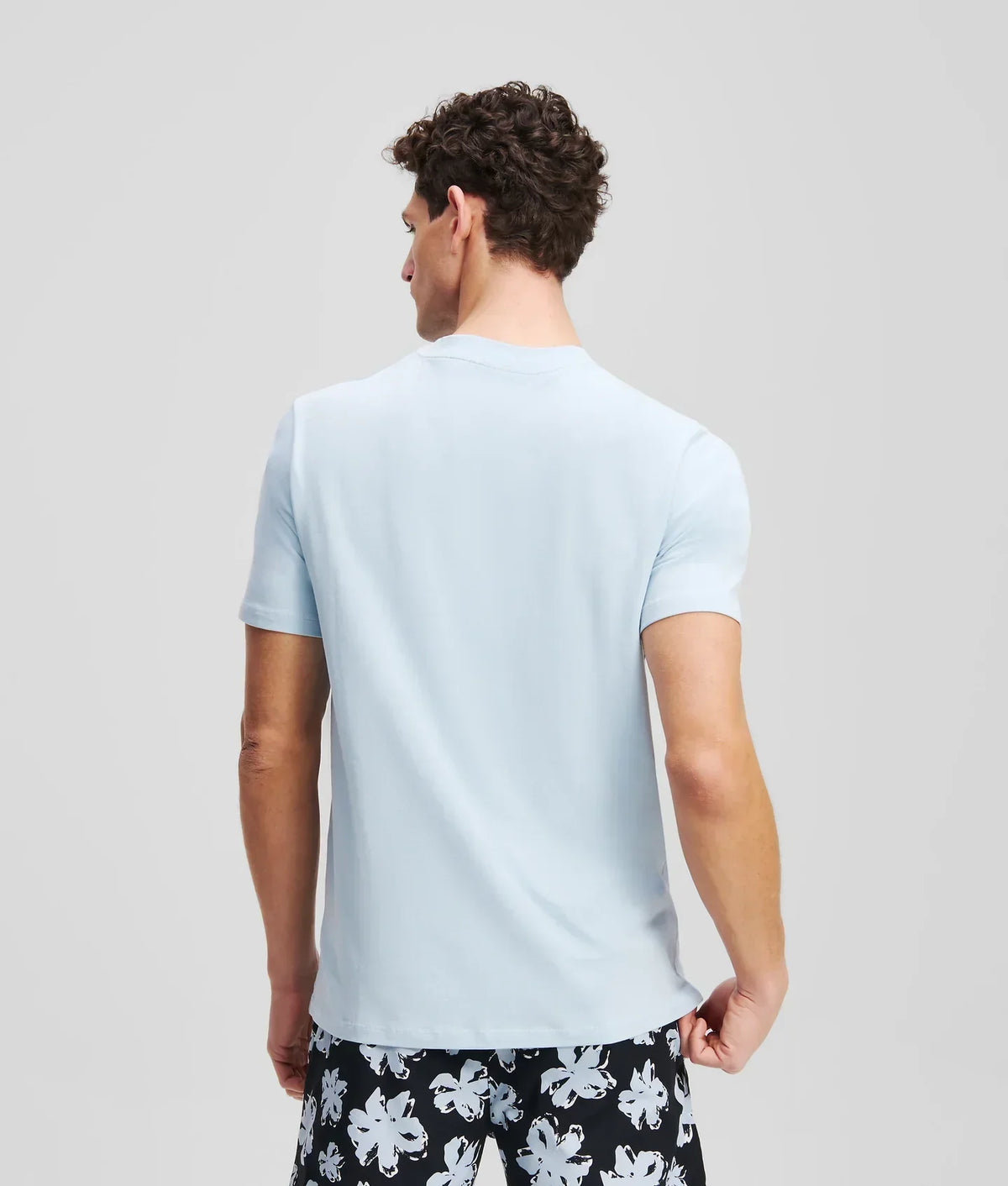 KARL FLOWER PRINT T-SHIRT