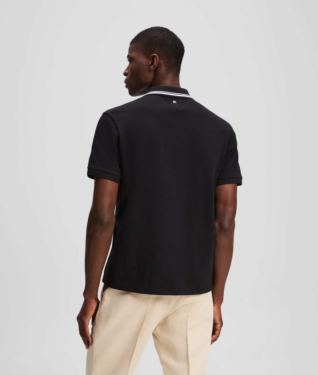 KARL CONTRAST PIPING POLO SHIRT