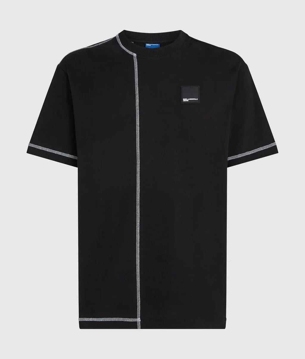 KARL CONTRAST STITCH T-SHIRT