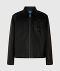 KARL FAUX-LEATHER JACKET