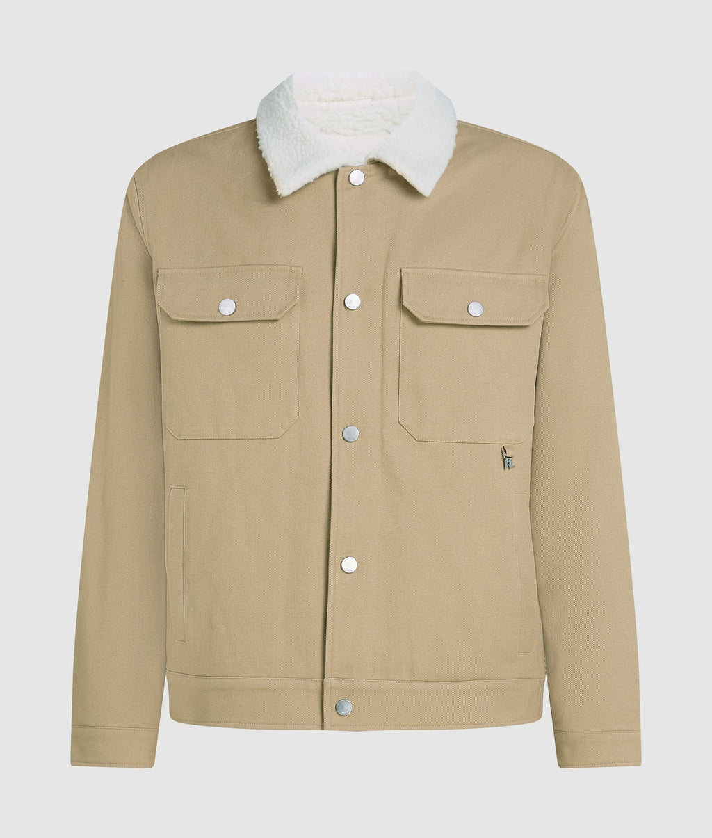 KARL FLEECE COLLAR JACKET