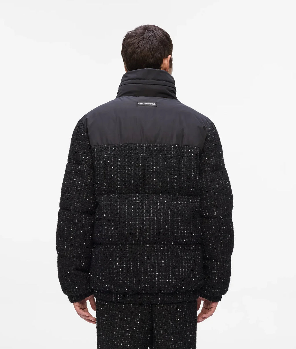 KARL BOUCLE PUFFER JACKET