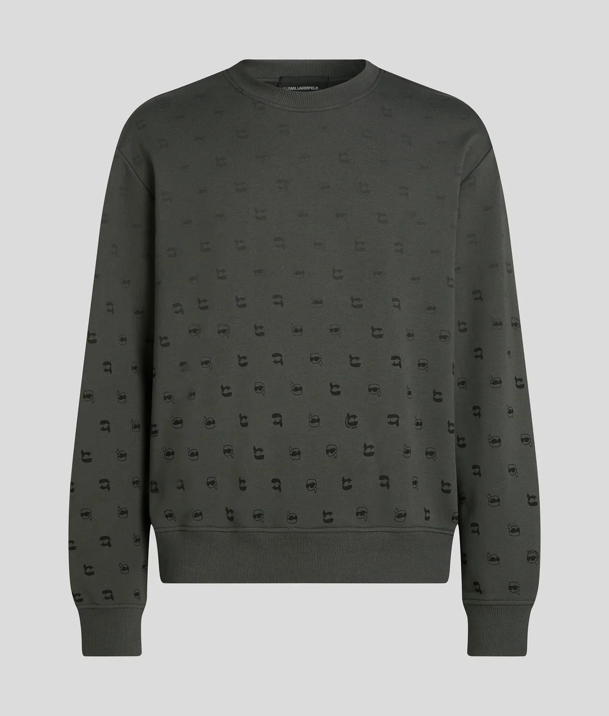 KARL IKON ALL-OVER-PRINT SWEATSHIRT