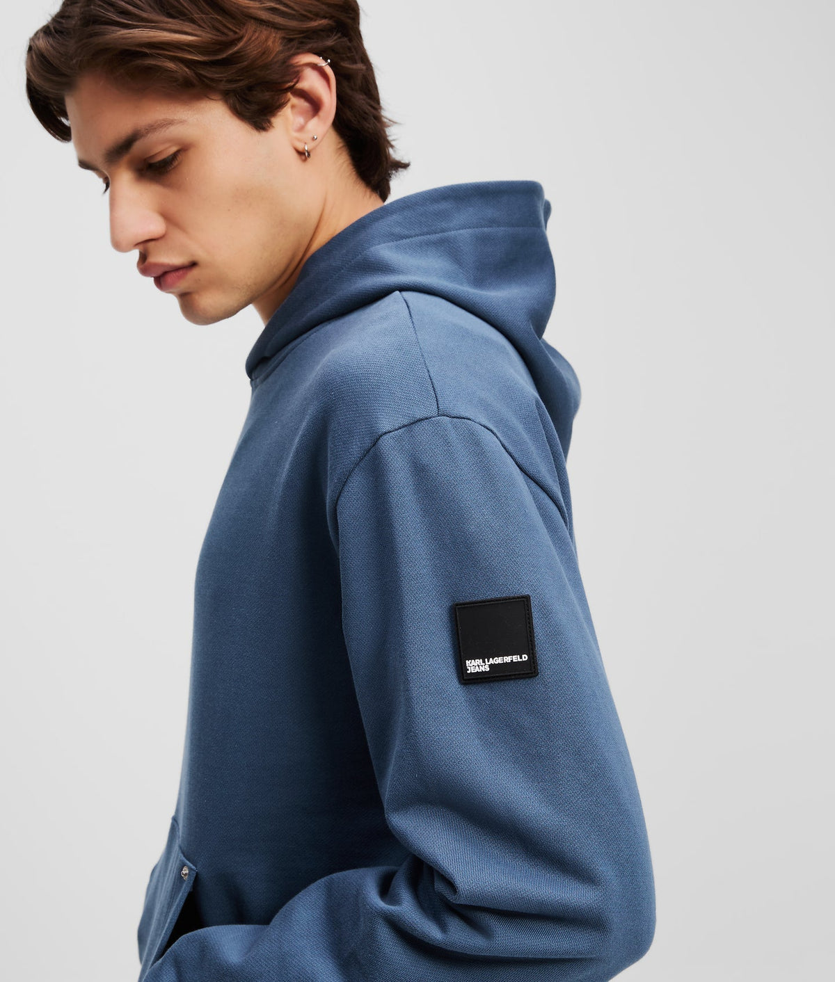 KARL PATCH LOGO HOODIE