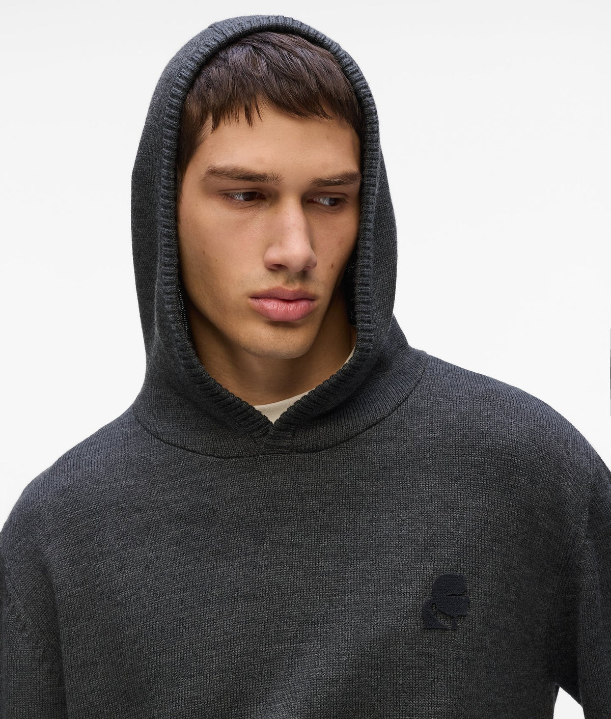 KARL KAMEO KNITTED HOODIE