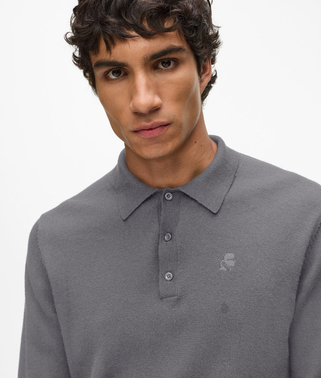 KARL LONG-SLEEVED POLO SHIRT