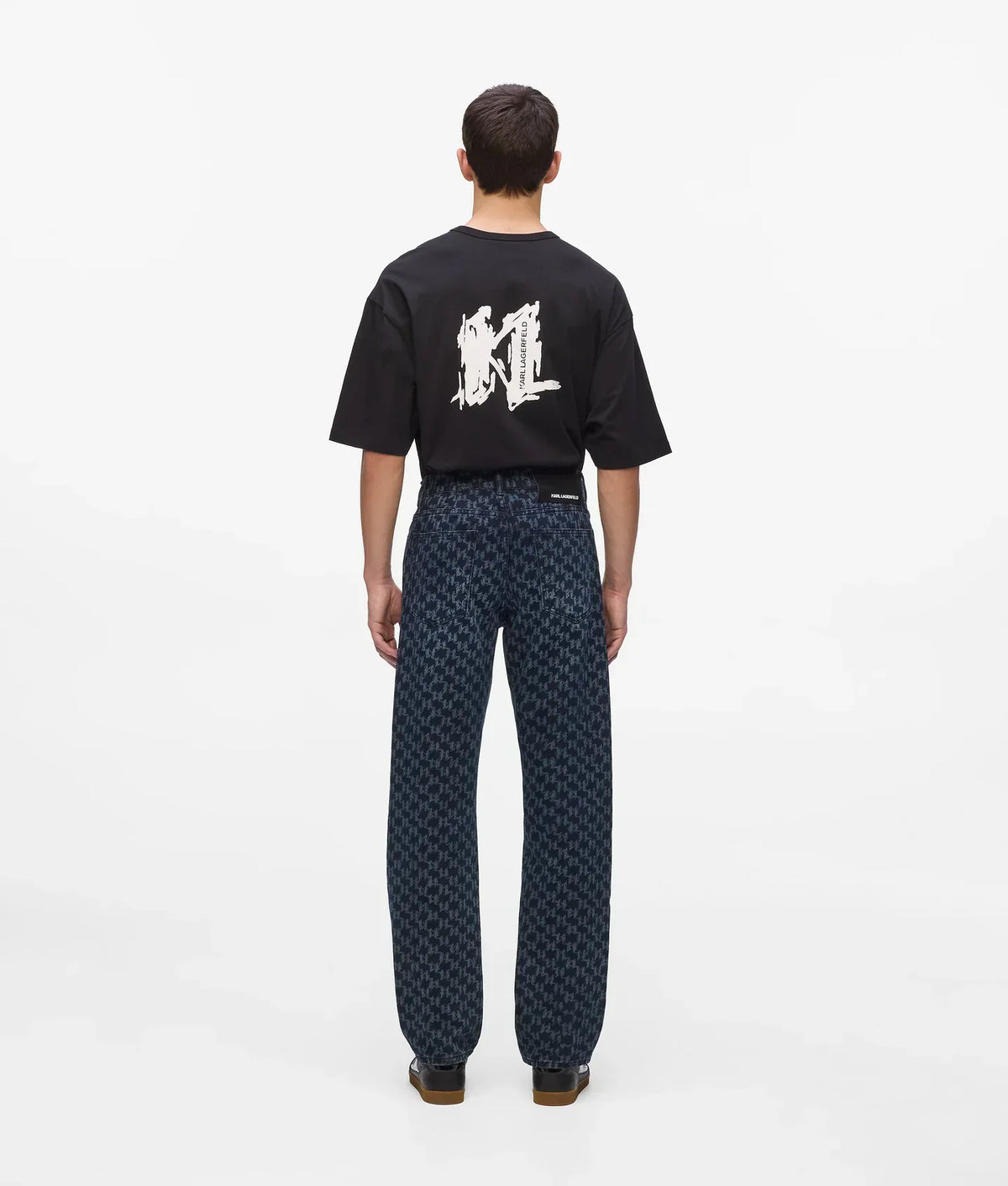 KARL ALL-OVER MONOGRAM JEANS