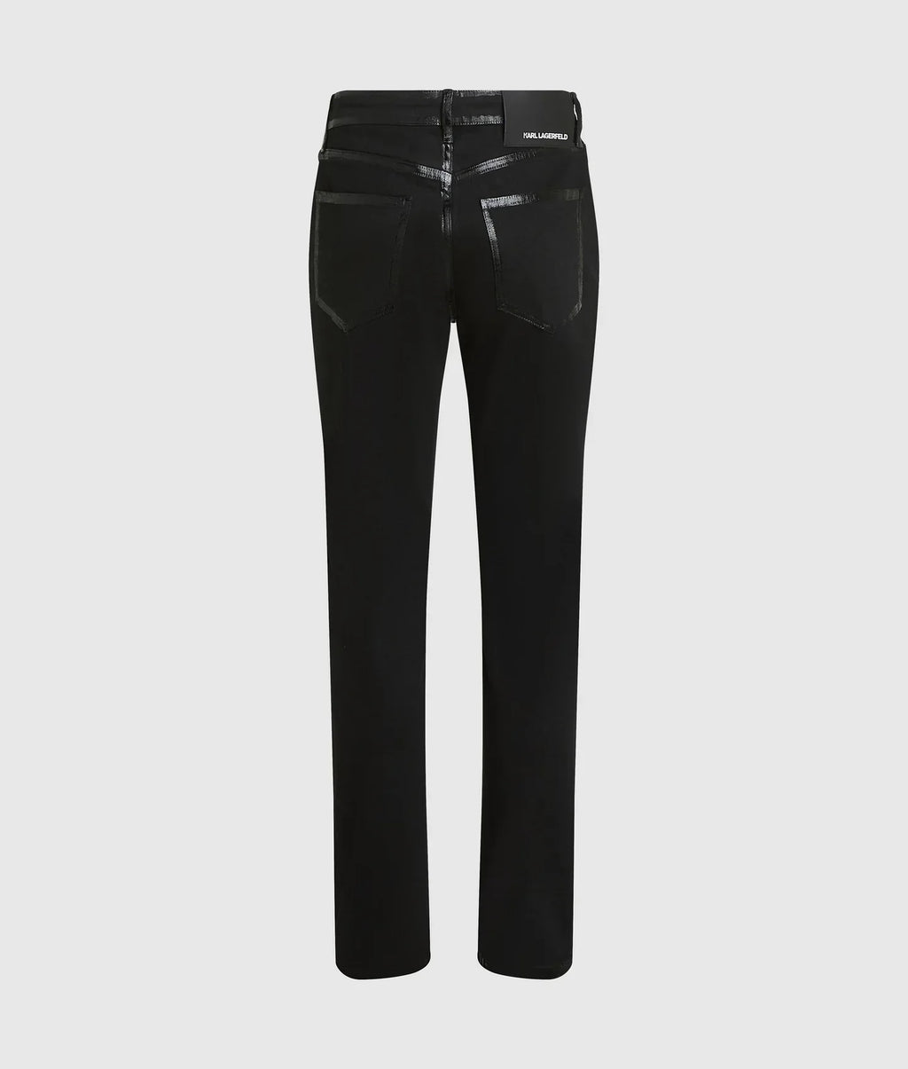 KARL METALLIC DETAIL SLIM JEANS
