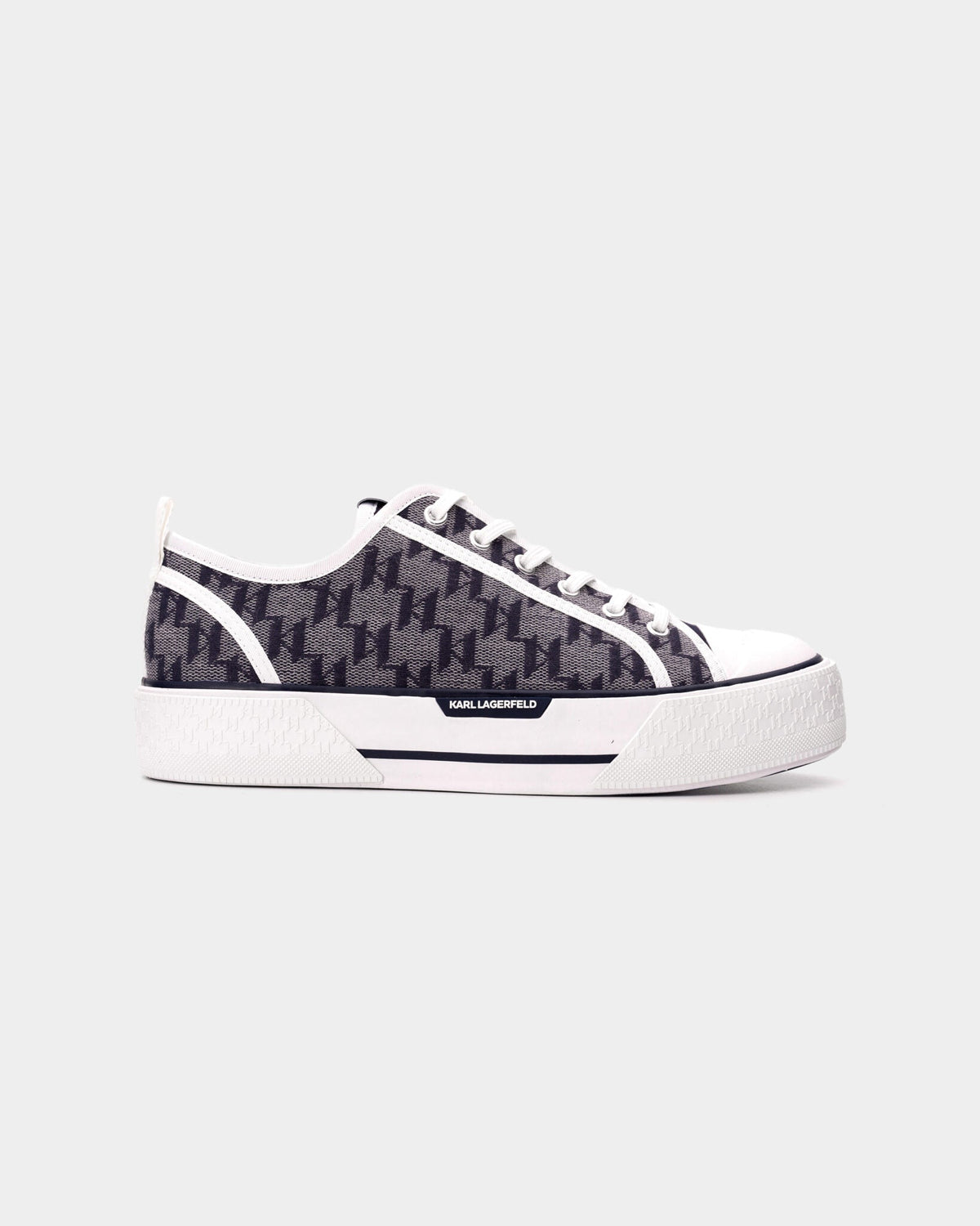 KARL KAMPUS MAX MONOGRAM LO LACE NAVY FLIGHT CHEVRON