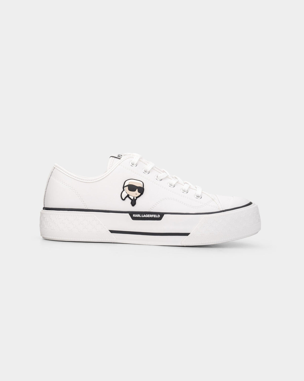 KARL KAMPUS MAXI NFT LO LTHR WHITE LTHR