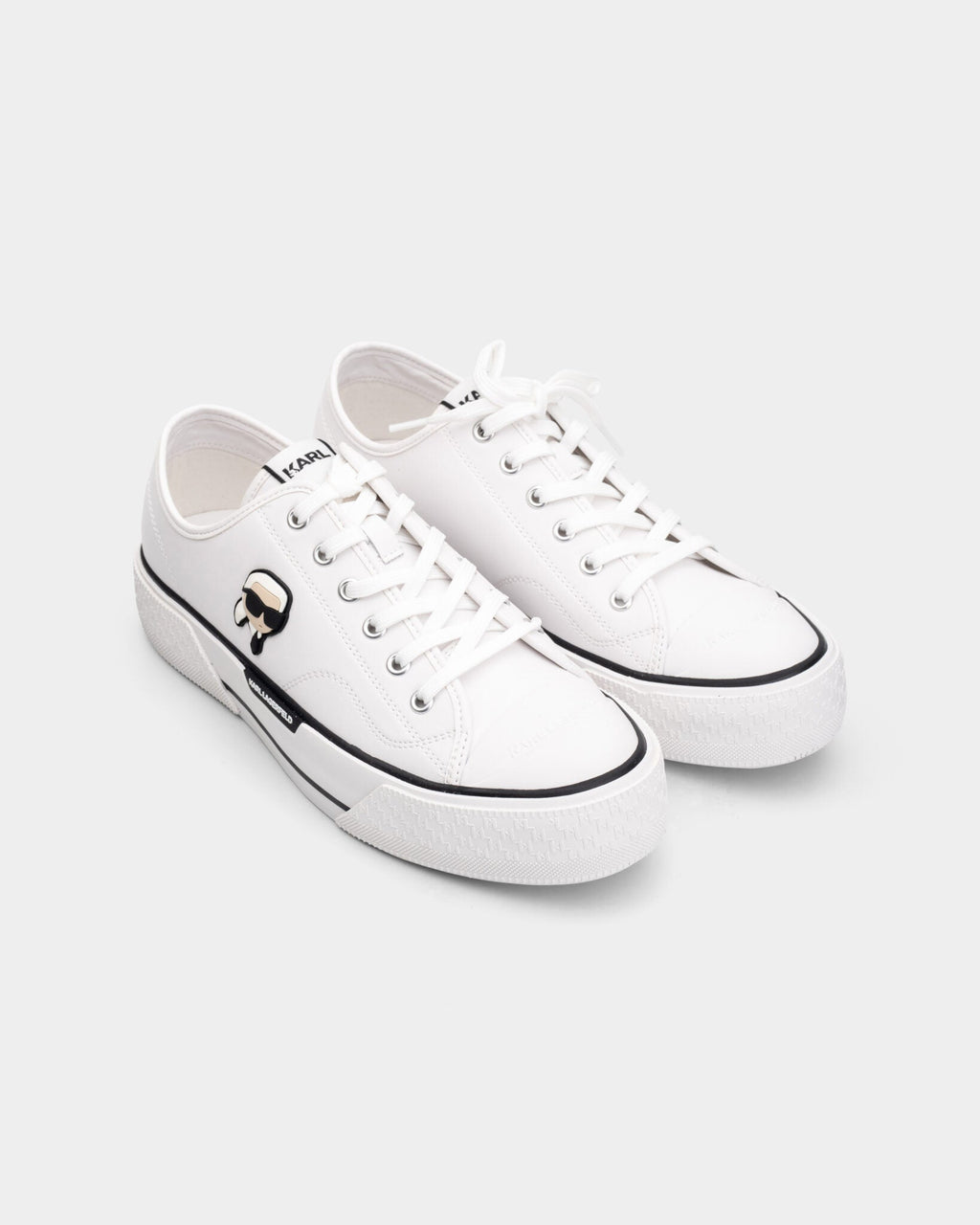KARL KAMPUS MAXI NFT LO LTHR WHITE LTHR