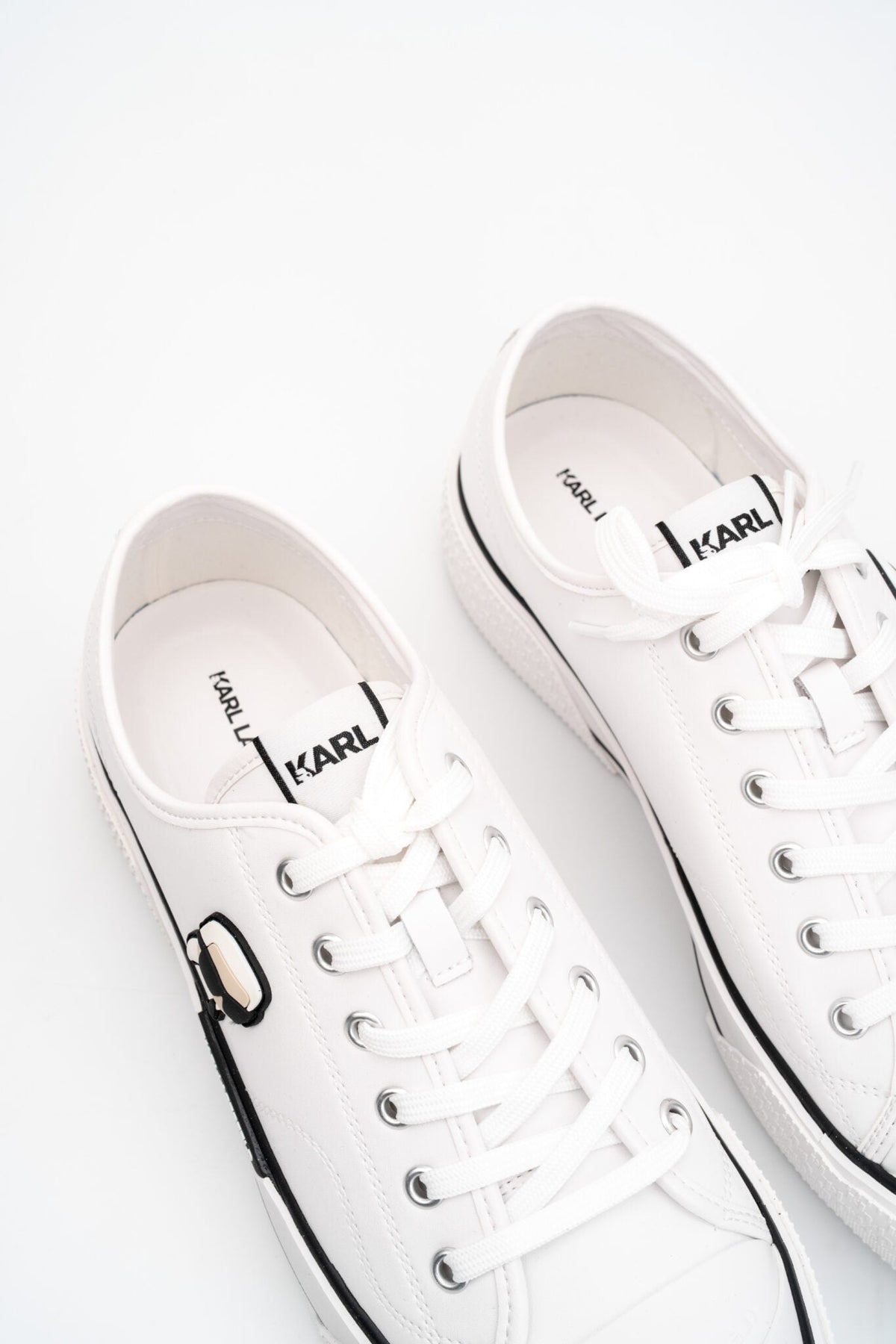 KARL KAMPUS MAXI NFT LO LTHR WHITE LTHR