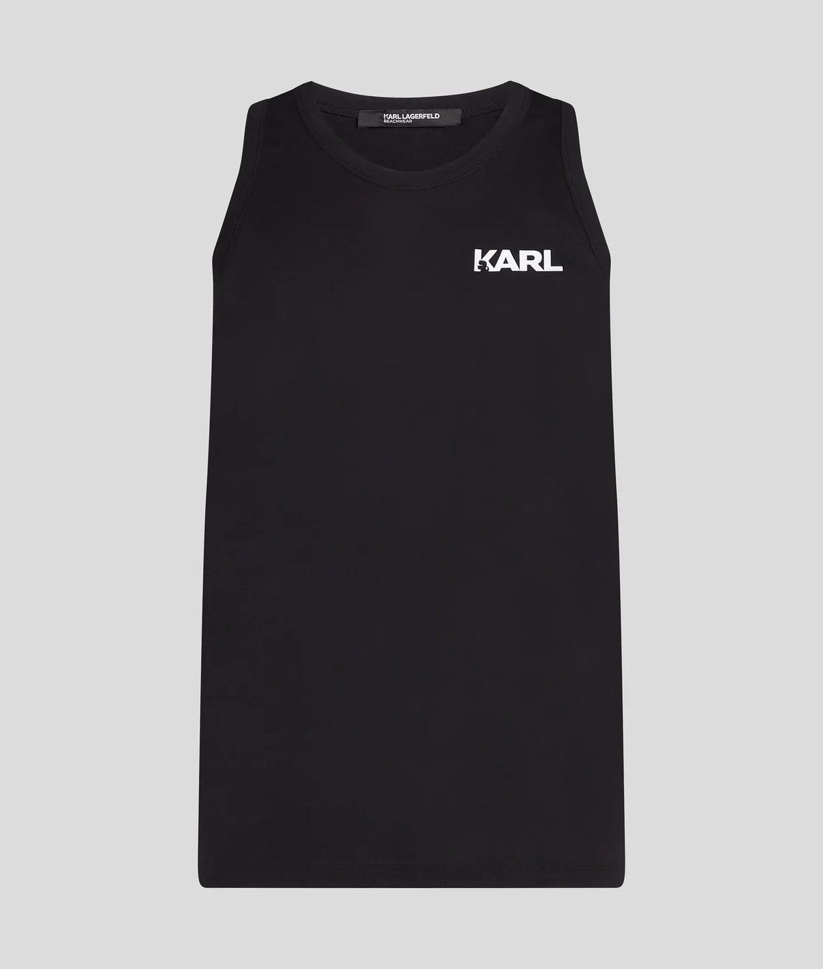 KARL LOGO BEACH TANK TOP
