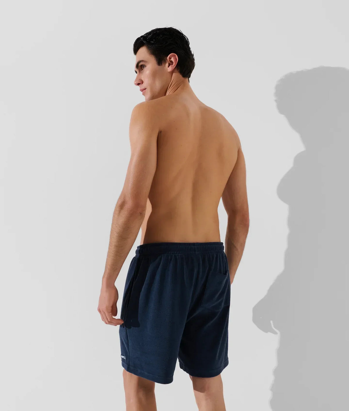 KARL LOGO TOWEL SHORTS