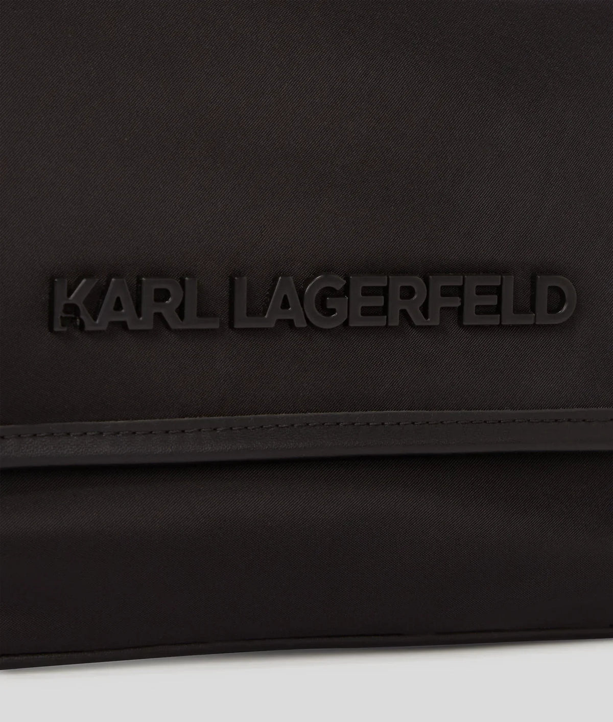 KARL K/ESSENTIAL NYLON CROSSBODY BAG