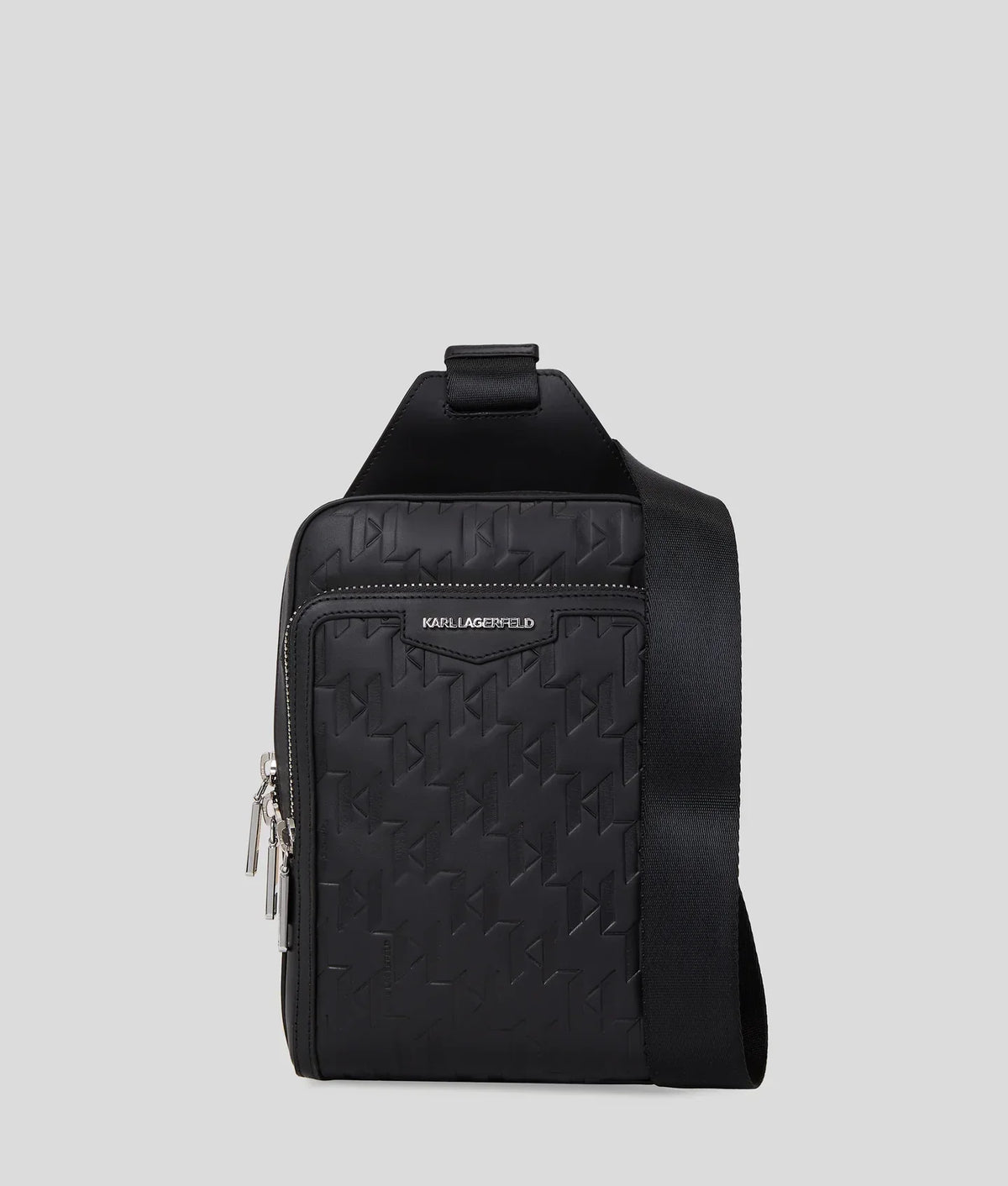 KARL K/LOOM LEATHER SLING BAG