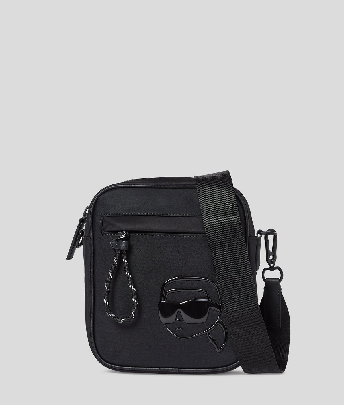 KARL IKON K NYLON CROSSBODY BAG