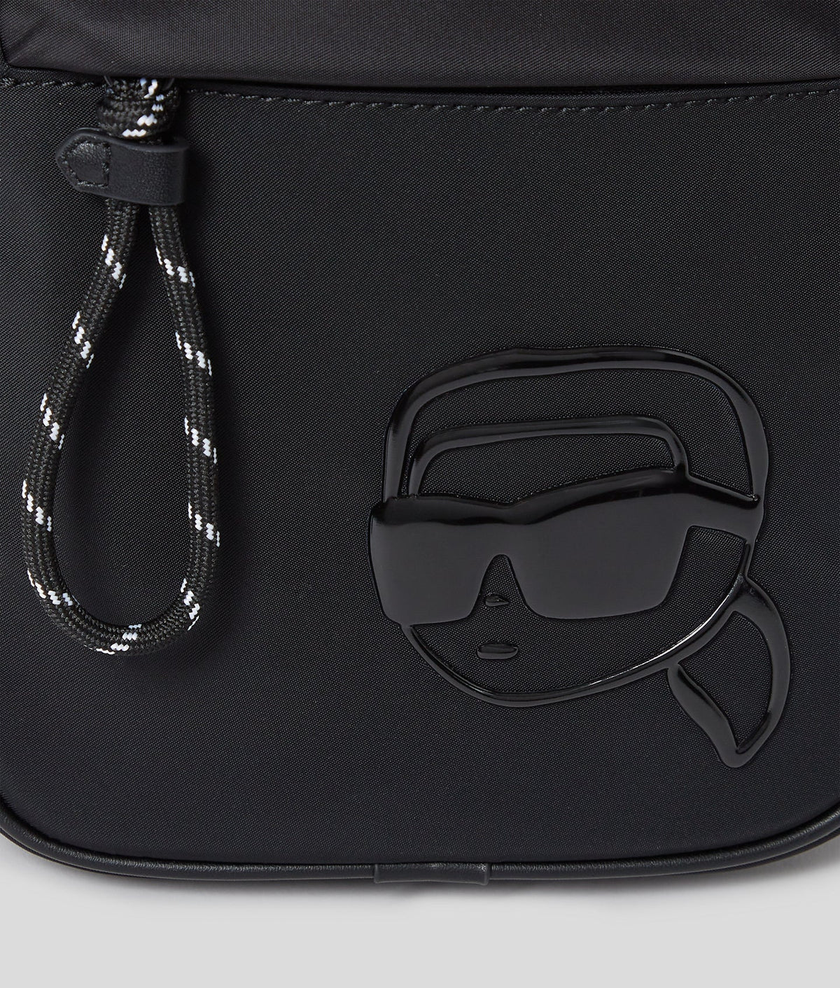 KARL IKON K NYLON CROSSBODY BAG