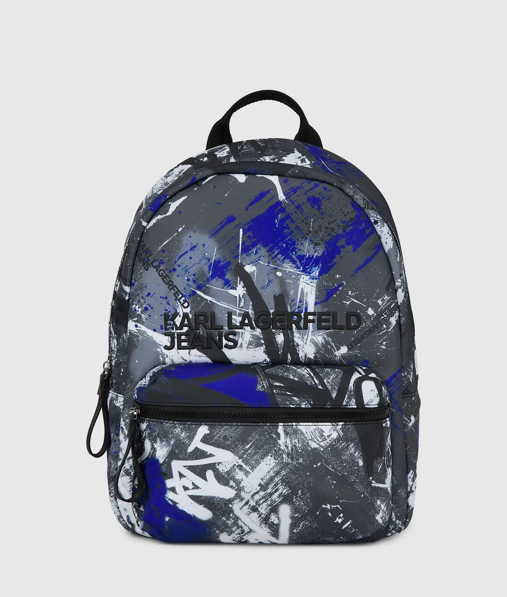 KARL GRAFFITI PRINT BACKPACK