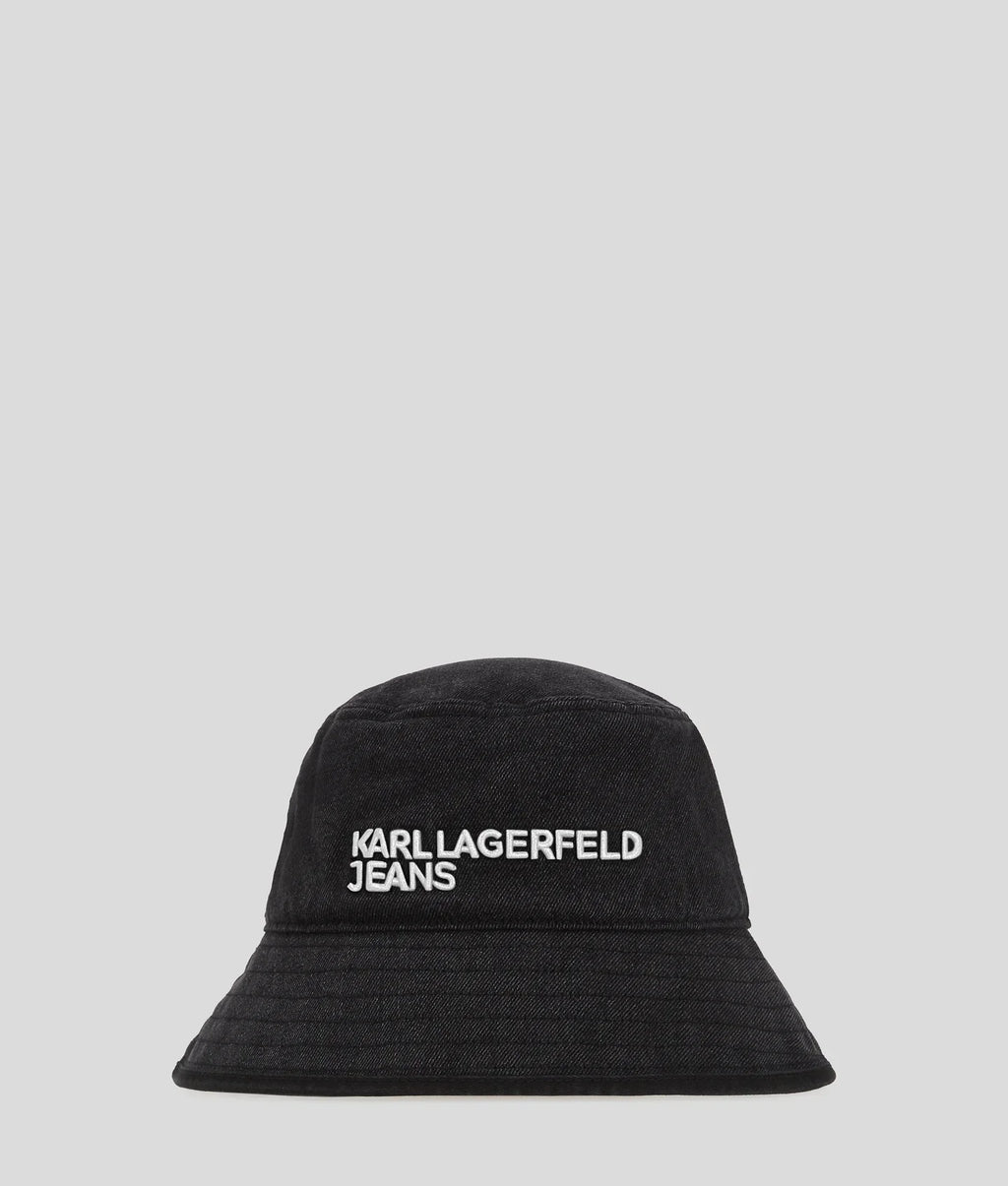 KARL DENIM BUCKET HAT