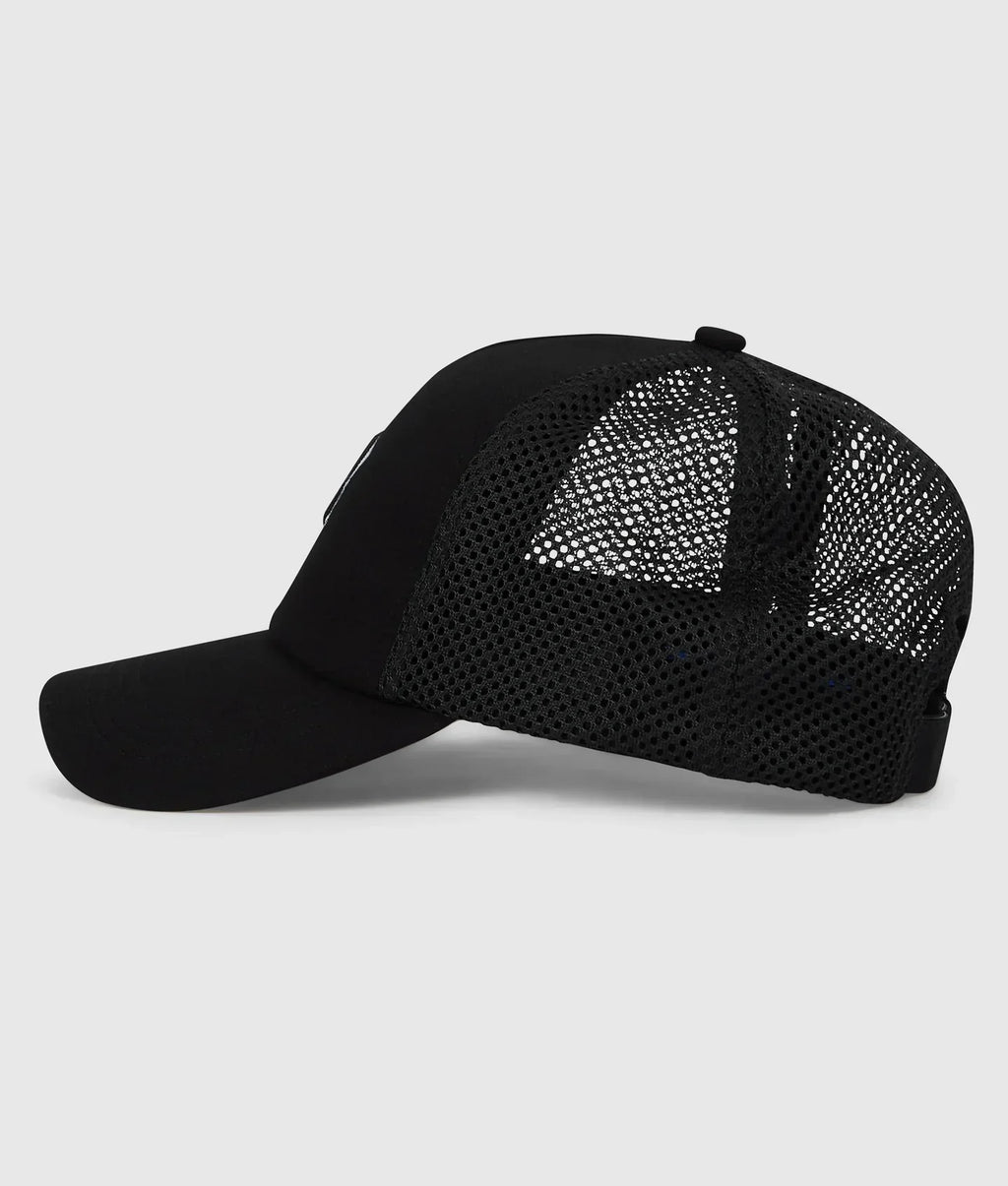 KARL MONOGRAM TRUCKER CAP