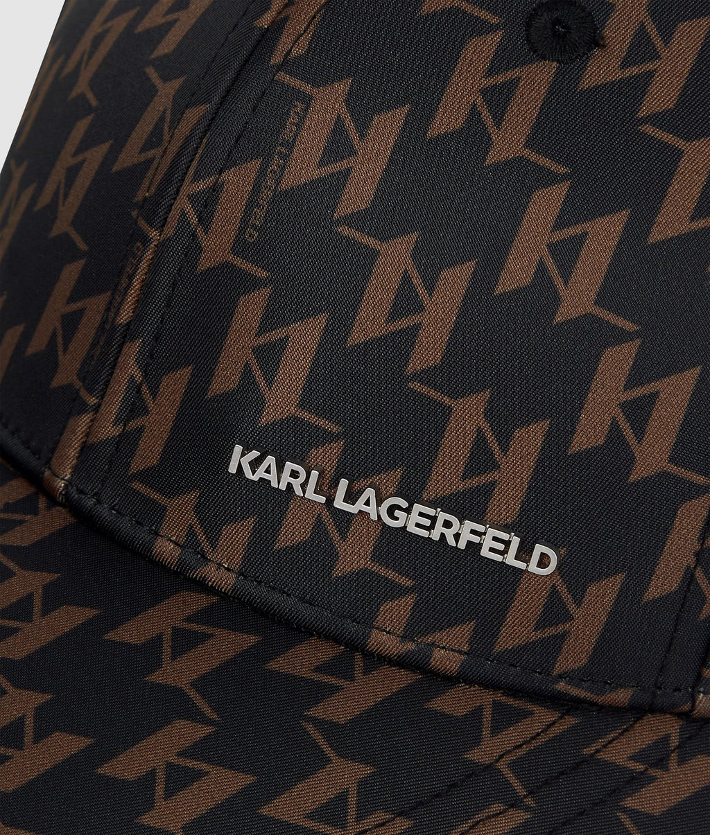 KARL K/MONOGRAM ALL-OVER PRINT CAP