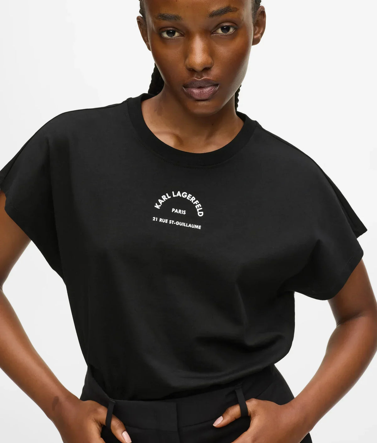 KARL RUE ST-GUILLAUME GLITTER T-SHIRT