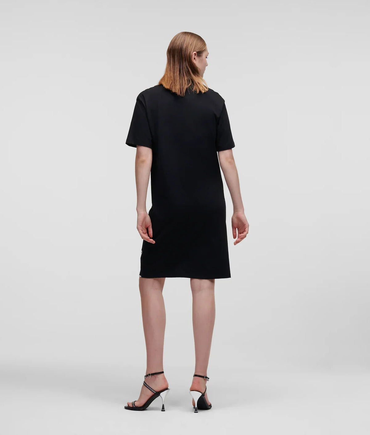 KARL SIGNATURE HEM T-SHIRT DRESS