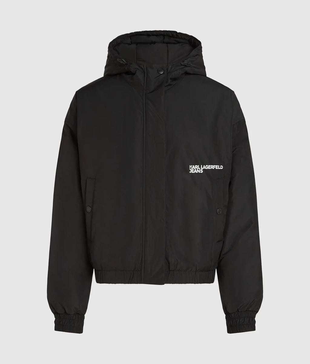 KARL LIGHTLY PADDED HOODED JACKET