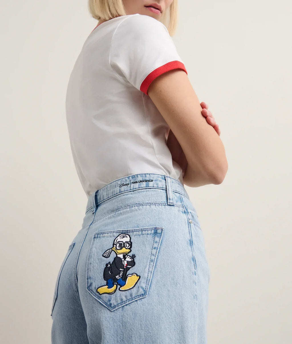 KARL DISNEY X KL WIDE LEG JEANS