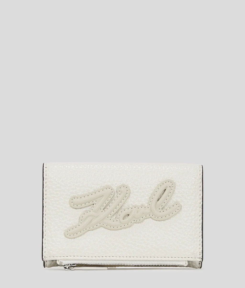 KARL K/SKUARE GRAINY SMALL WALLET