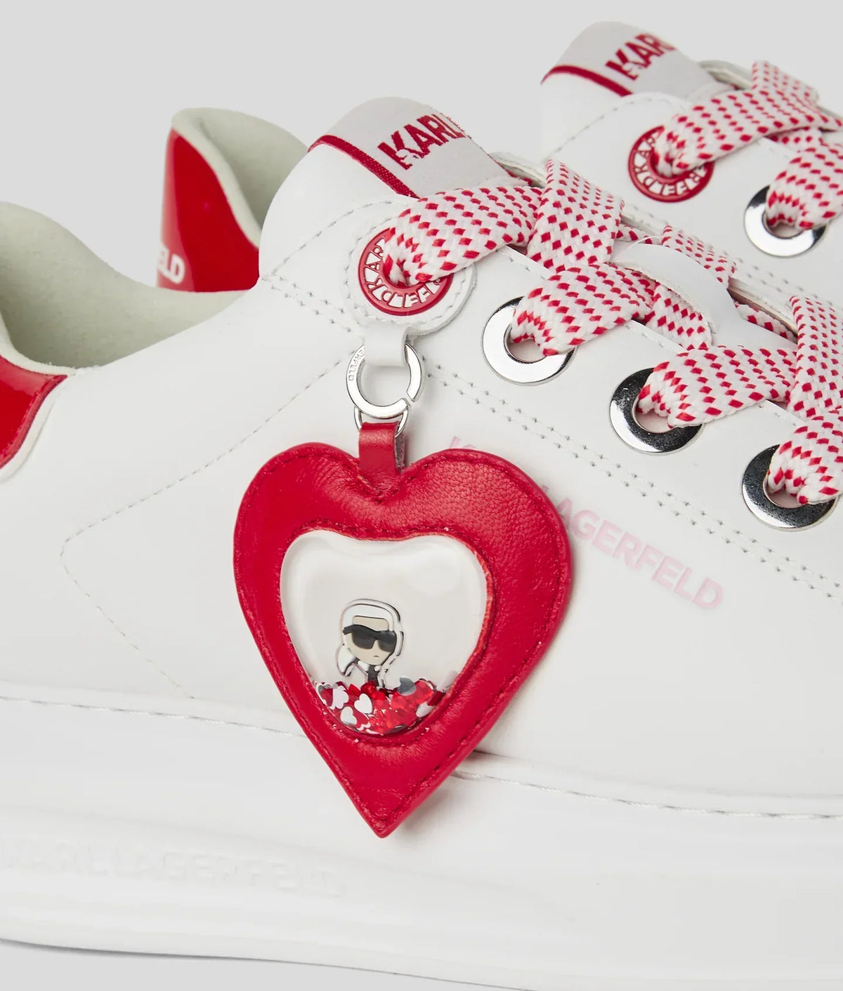 KARL KAPRI HEARTS CHARM SNEAKERS