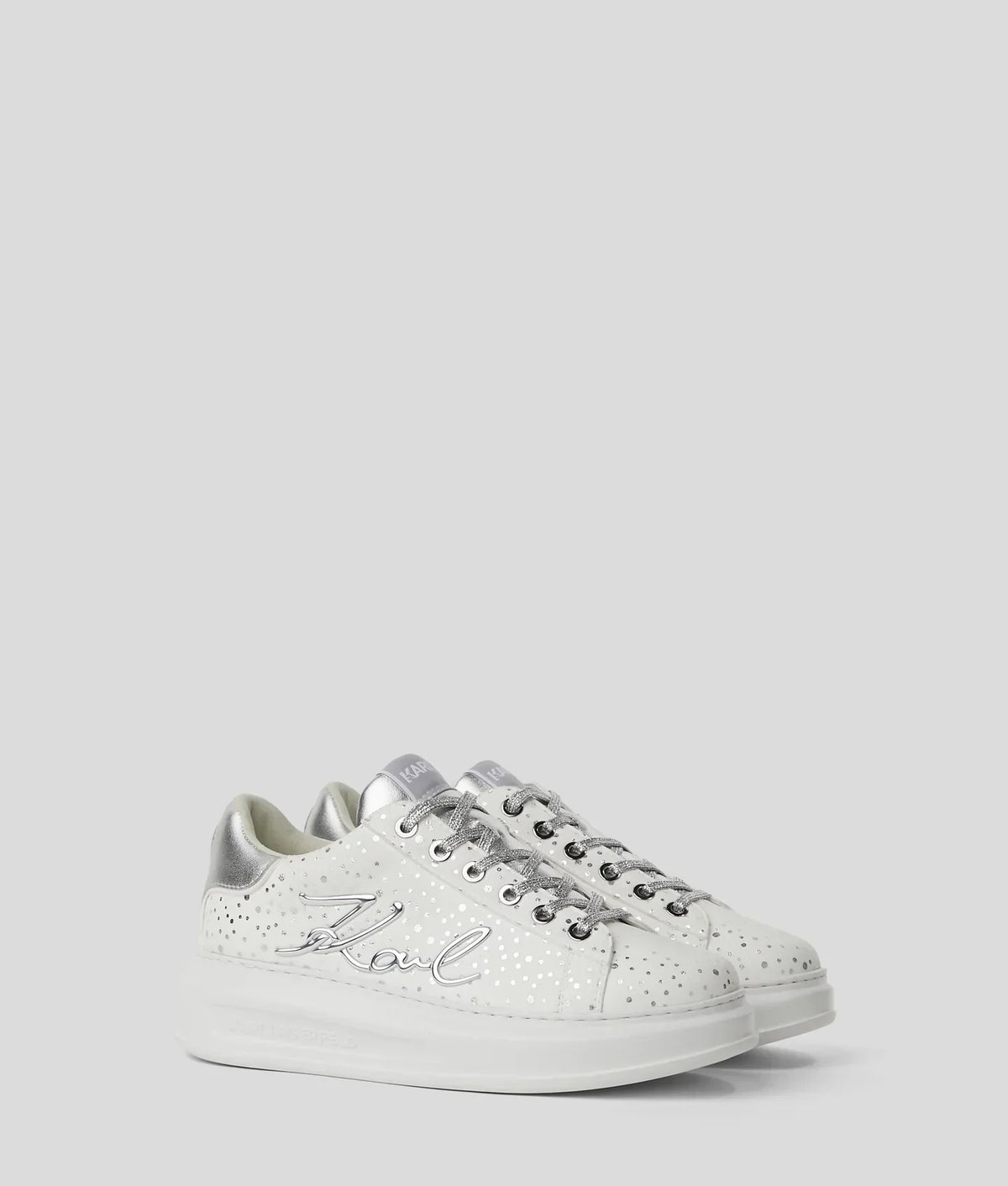 KARL SIGNATURE EXCLUSIVE GLITTER SNEAKERS