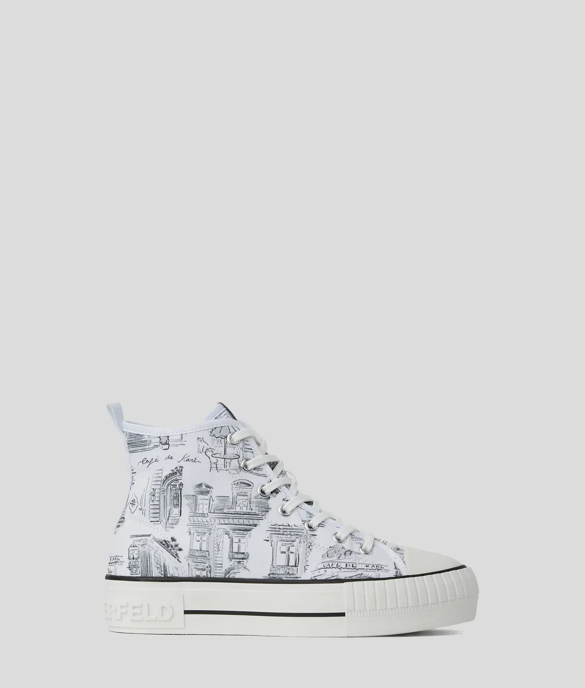 KARL KL X JORGE PARRA HIGH-TOP SNEAKERS