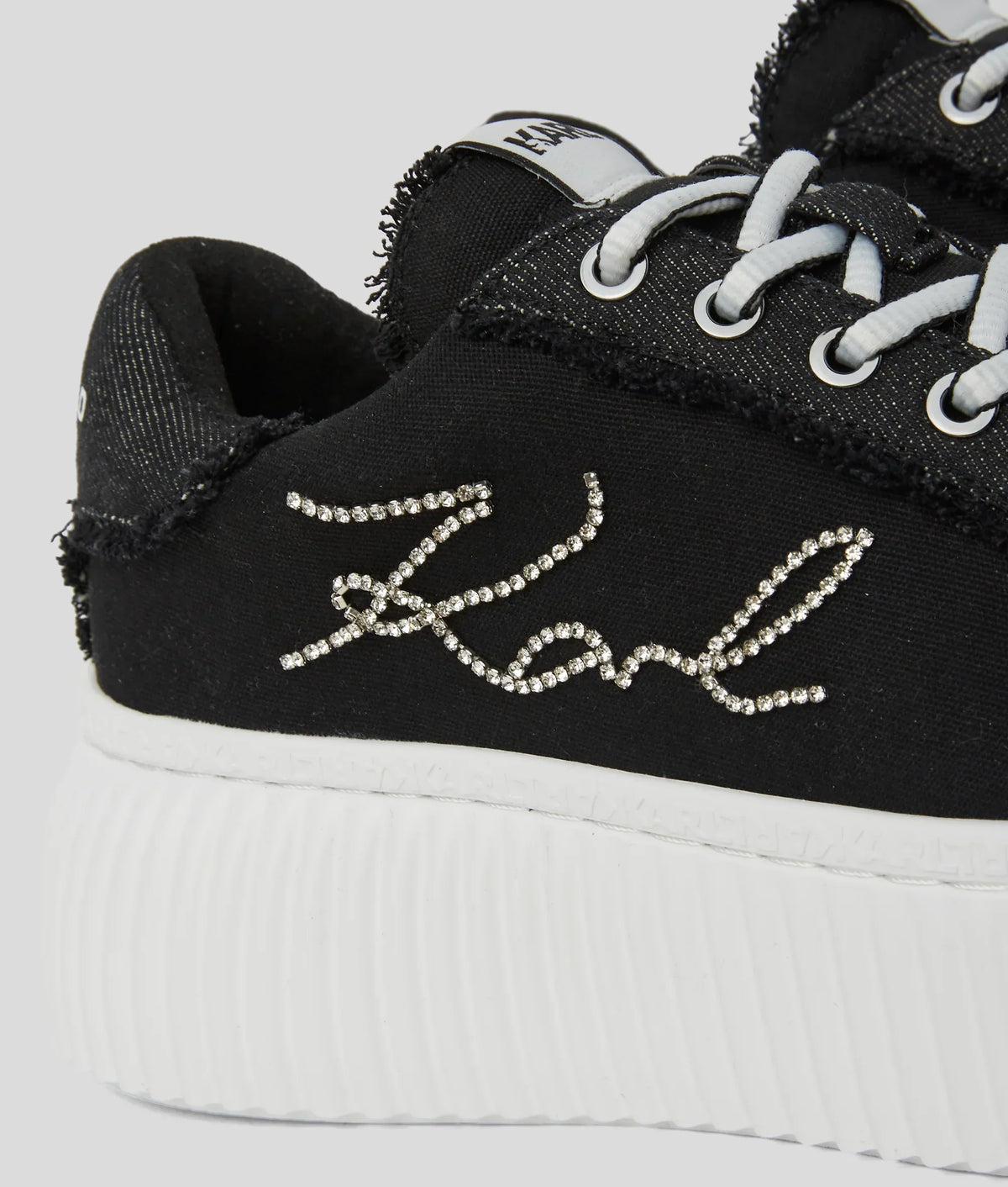 KARL SIGNATURE KREEPER DENIM SNEAKERS